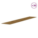 vægpaneler 4,12 m² trælook PVC brun
