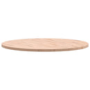bordplade Ø90x2,5 cm rund massivt bøgetræ
