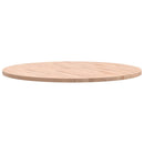 bordplade Ø90x2,5 cm rund massivt bøgetræ