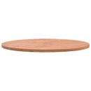 bordplade Ø50x1,5 cm rund massivt bøgetræ