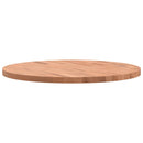 bordplade Ø60x2,5 cm rund massivt bøgetræ
