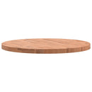 bordplade Ø80x4 cm rund massivt bøgetræ