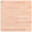 bordplade 50x50x1,5 cm firkantet massivt bøgetræ