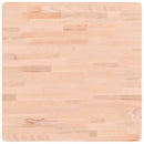bordplade 60x60x1,5 cm firkantet massivt bøgetræ