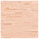 bordplade 60x60x2,5 cm firkantet massivt bøgetræ