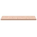 bordplade 80x80x2,5 cm firkantet massivt bøgetræ
