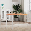 bordplade 80x80x2,5 cm firkantet massivt bøgetræ