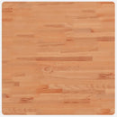 bordplade 70x70x4 cm firkantet massivt bøgetræ