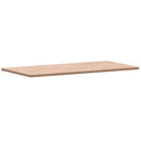 bordplade til badeværelse 100x50x1,5 cm ubehandlet massiv bøg