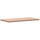 bordplade til badeværelse 80x40x2,5 cm massivt bøgetræ