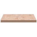 bordplade til badeværelse 80x40x2,5 cm massivt bøgetræ