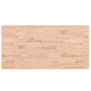 bordplade til badeværelse 100x50x2,5 cm massivt bøgetræ