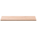 bordplade til badeværelse 100x50x2,5 cm massivt bøgetræ