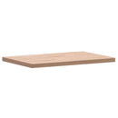 bordplade til badeværelse 60x40x2,5 cm massivt bøgetræ