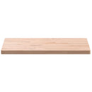 bordplade til badeværelse 60x40x2,5 cm massivt bøgetræ