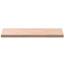bordplade til badeværelse 100x50x4 cm massivt bøgetræ