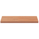 bordplade til badeværelse 60x40x2,5 cm massivt bøgetræ