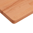 bordplade til badeværelse 60x40x2,5 cm massivt bøgetræ