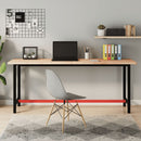 skrivebordsplade 180x55x2,5 cm massivt bøgetræ