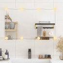 vægspejl med LED-lys 50x80 cm rektangel glas