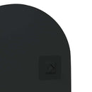 vægspejl med LED-lys 15x40 cm oval glas