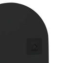 vægspejl med LED-lys 35x70 cm oval glas