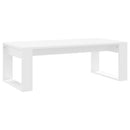 sofabord 102x50x35 cm konstrueret træ hvid