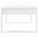 sofabord 102x50x35 cm konstrueret træ hvid
