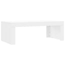 sofabord 102x50x36 cm konstrueret træ hvid