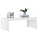 sofabord 102x50x36 cm konstrueret træ hvid