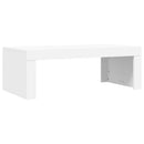 sofabord 102x50x36 cm konstrueret træ hvid