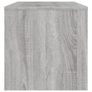 tv-bord 120x34x37 cm konstrueret træ grå sonoma-eg