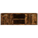 tv-bord 120x34x37 cm konstrueret træ røget egetræsfarve