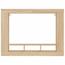 tv-møbel 152x22x113 cm konstrueret træ sonoma-eg