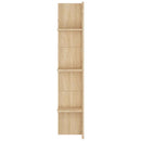 tv-møbel 152x22x113 cm konstrueret træ sonoma-eg