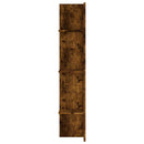 tv-møbel 152x22x113 cm konstrueret træ røget sonoma-eg