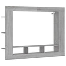 tv-møbel 152x22x113 cm konstrueret træ grå sonoma-eg