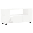 tv-bord 102x34,5x43 cm konstrueret træ hvid