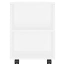 tv-bord 102x34,5x43 cm konstrueret træ hvid