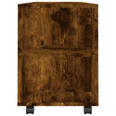 tv-bord 102x34,5x43 cm konstrueret træ røget egetræsfarve