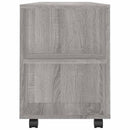tv-bord 102x34,5x43 cm konstrueret træ grå sonoma-eg