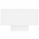 sofabord 100x49,5x31 cm konstrueret træ hvid