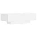 sofabord 100x49,5x31 cm konstrueret træ hvid