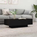 sofabord 100x49,5x31 cm konstrueret træ sort