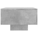 sofabord 100x49,5x31 cm konstrueret træ betongrå