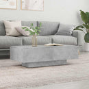 sofabord 100x49,5x31 cm konstrueret træ betongrå
