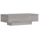 sofabord 100x49,5x31 cm konstrueret træ grå sonoma-eg