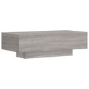 sofabord 100x49,5x31 cm konstrueret træ grå sonoma-eg