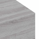 sofabord 100x49,5x31 cm konstrueret træ grå sonoma-eg