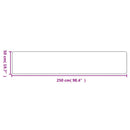 tæppeløber 50x250 cm sisallook platina